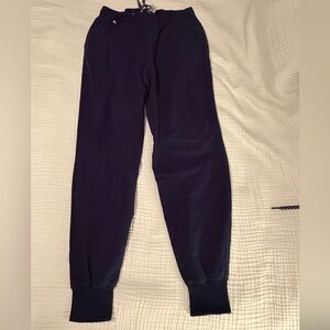 Navy Blue Jogger Pants Figs scrub bottoms